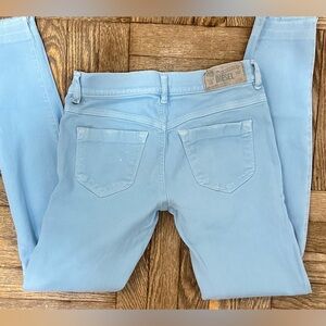 Diesel Women's Sky Blue Skinny Jeans